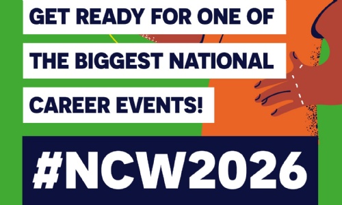 Poster reading Get ready for one of the biggest national career events